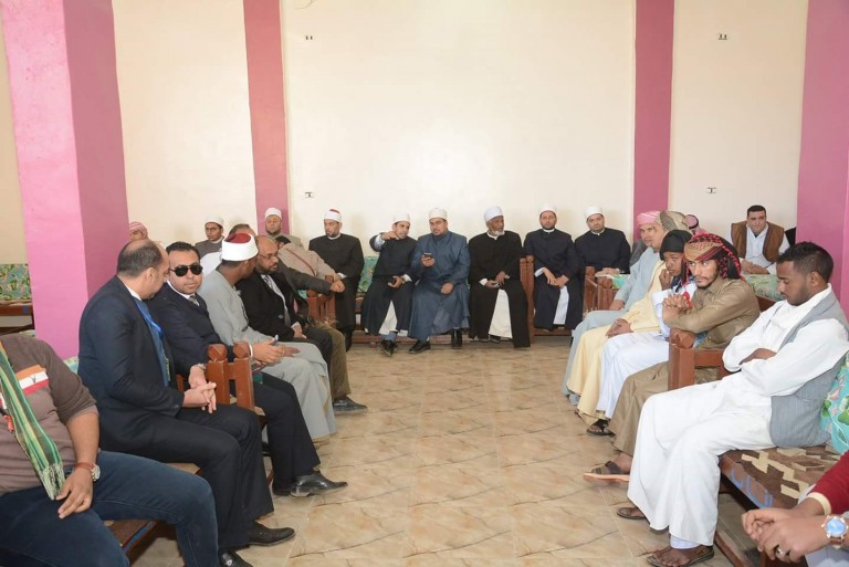 أستقبل أهالى قرية المنصوريه قافله المنظمه العالميه لخريجي الأزهر – مركز ...